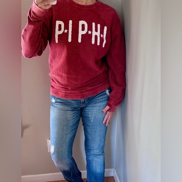 Royce Comfy Cord Sorority Sweatshirt/Sweater/Top PIPHI College Phi Beta Phi - Picture 1 of 14